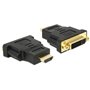 DeLOCK 65467 changeur de genre de câble HDMI DVI 24+5 Noir