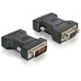 DeLOCK VGA 15pin F  DVI 24+5 M DVI-I 15pin VGA Noir