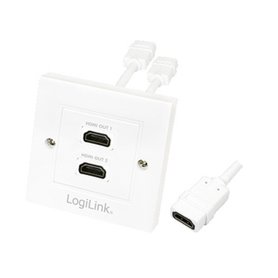 LogiLink AH0015 câble HDMI HDMI Type A (Standard) Blanc