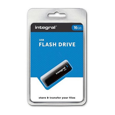 Integral Black USB 16GB lecteur USB flash 16 Go USB Type-A 2.0 Noir