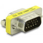 DeLOCK 65010 changeur de genre de câble VGA Argent