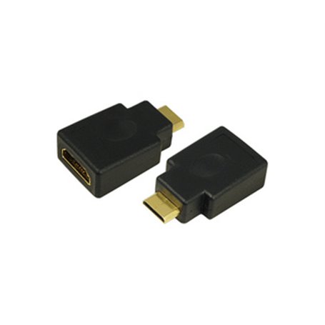 LogiLink AH0009 changeur de genre de câble HDMI C HDMI A Noir