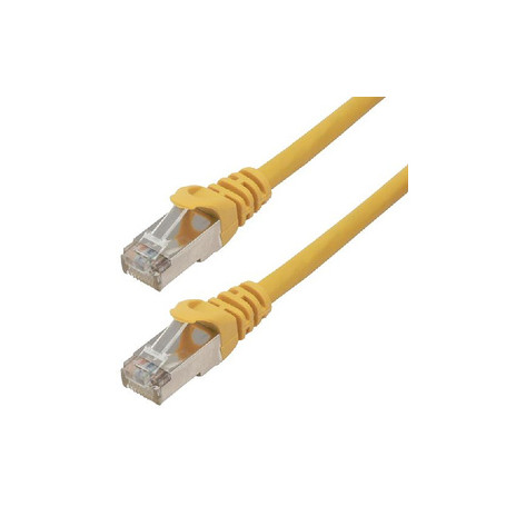 MCL 2m Cat6a S/FTP câble de réseau Jaune S/FTP (S-STP)