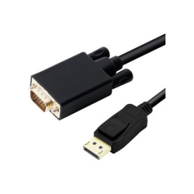 DLH DY-TU4696B câble vidéo et adaptateur 2 m DisplayPort VGA (D-Sub) Noir