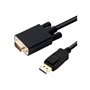 DLH DY-TU4696B câble vidéo et adaptateur 2 m DisplayPort VGA (D-Sub) Noir