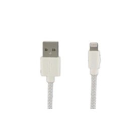 DLH 1m USB/Lightning Blanc