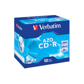 Verbatim CD-R AZO Crystal 700 Mo 10 pièce(s)