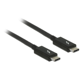 DeLOCK 84845 Câble Thunderbolt 1 m 20 Gbit/s Noir