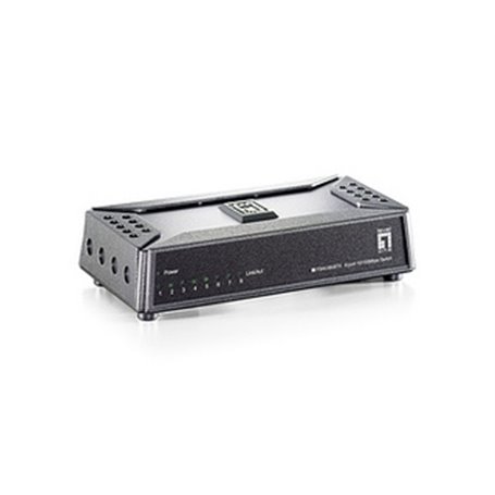 LevelOne FSW-0808TX commutateur réseau Non-géré Fast Ethernet (10/100) Gris