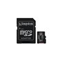 Kingston Technology Pack de deux cartes micSDXC Canvas Select Plus 100R A1 C10 de 64 Go + ADP simple