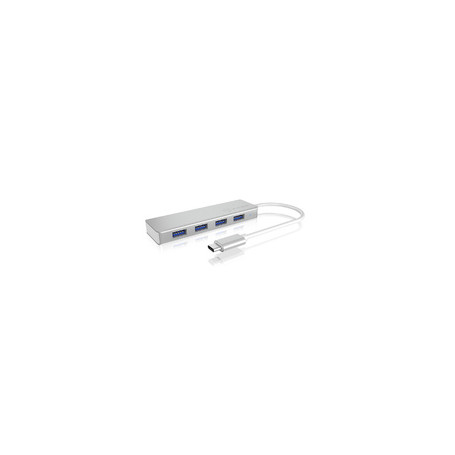 ICY BOX IB-HUB1425-C3 USB 3.2 Gen 1 (3.1 Gen 1) Type-C 5000 Mbit/s Argent