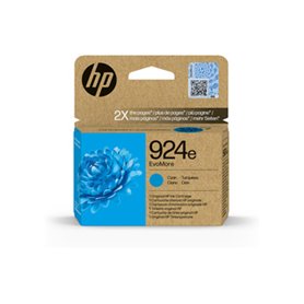 HP 924e Cartouche dencre authentique Cyan EvoMore