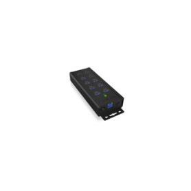 ICY BOX IB-HUB1703-QC3 USB 3.2 Gen 1 (3.1 Gen 1) Type-B 5000 Mbit/s Noir