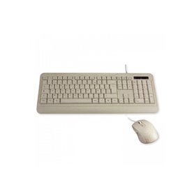 MCL MP3A99AACK2012BIB clavier Souris incluse USB AZERTY Français Beige