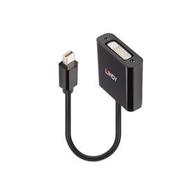 Lindy 41736 changeur de genre de câble Mini DisplayPort DVI-D Noir