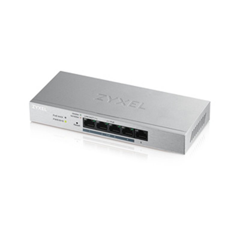 Zyxel GS1200-5HP v2 Géré Gigabit Ethernet (10/100/1000) Connexion Ethernet, supportant l'alimentation via ce port (PoE)