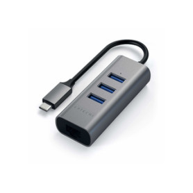 Satechi ST-TC2N1USB31AM station d'accueil USB 3.2 Gen 1 (3.1 Gen 1) Type-C Gris