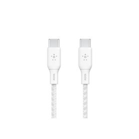 Belkin CAB014bt3MWH câble USB 3 m USB 2.0 USB C Blanc