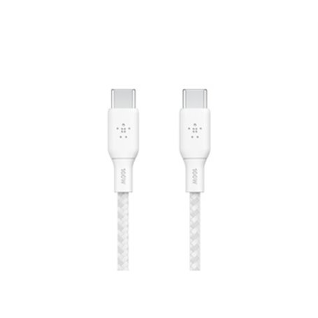 Belkin CAB014bt3MWH câble USB 3 m USB 2.0 USB C Blanc