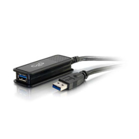 C2G Rallonge de câble actif USB 3.0 mâle USB-A vers femelle USB-A de 5 m