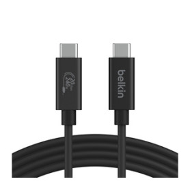 Belkin INZ004BT2MBK câble USB 2 m USB4 Gen 2x2 USB C Noir