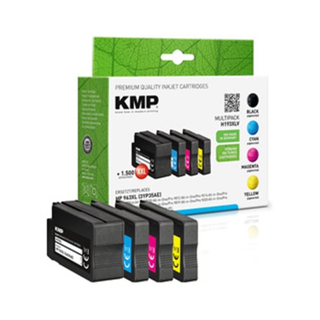 KMP MULTIPACK H 193XLV cartouche d'encre 4 pièce(s) Compatible Noir