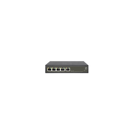 LevelOne GES-2105P commutateur réseau Géré L2 Gigabit Ethernet (10/100/1000) Connexion Ethernet