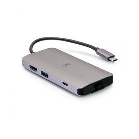 C2G Mini station daccueil USB-C 8 en 1 avec HDMI