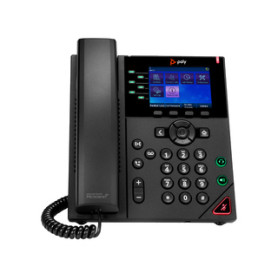 POLY Téléphone IP OBi VVX 350 à 6 lignes et compatible PoE