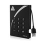 Apricorn Aegis Padlock Fortress 1TB disque dur externe 1 To Noir