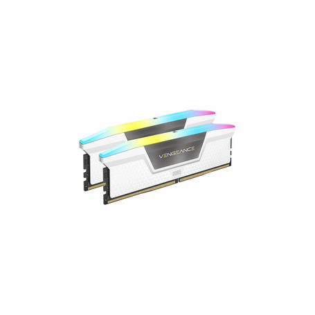 Corsair Vengeance RGB CMH64GX5M2B6000C30W module de mémoire 64 Go 2 x 32 Go DDR5 6000 MHz