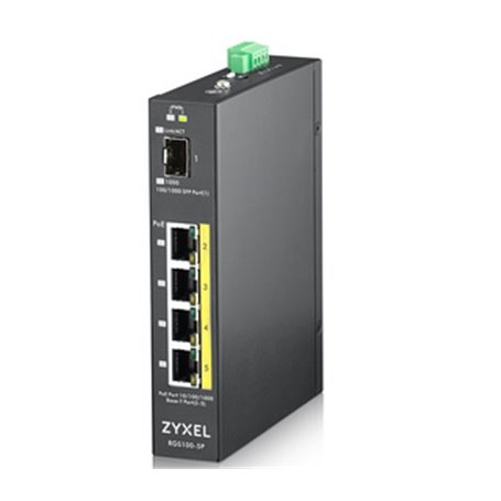 Zyxel RGS100-5P Non-géré L2 Gigabit Ethernet (10/100/1000) Connexion Ethernet