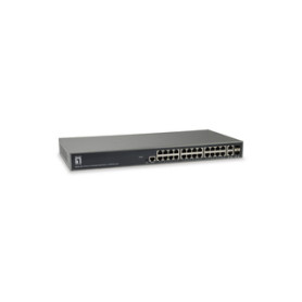 LevelOne GEL-2681 commutateur réseau Géré L3 Gigabit Ethernet (10/100/1000) Noir