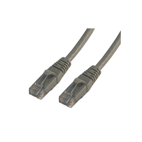 MCL RJ45 CAT6 A U/UTP 5m câble de réseau Gris Cat6a