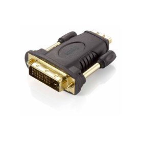 Equip 118908 changeur de genre de câble DVI (24+1) HDMI A Noir