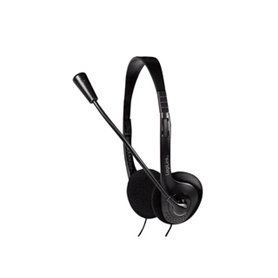 LogiLink HS0052 écouteur/casque Avec fil Arceau Bureau/Centre d'appels Noir