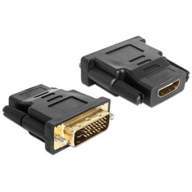 DeLOCK 65466 changeur de genre de câble DVI 24+1 HDMI Noir