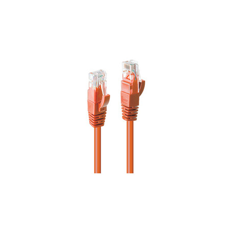 Lindy 48107 câble de réseau Orange 1 m Cat6 U/UTP (UTP)