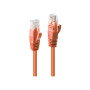 Lindy 48107 câble de réseau Orange 1 m Cat6 U/UTP (UTP)