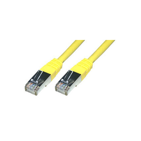 MCL Cable RJ45 Cat6 0.5m Yellow câble de réseau Jaune 0