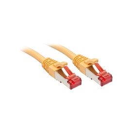 Lindy Rj45/Rj45 Cat6 0.3m câble de réseau Jaune 0