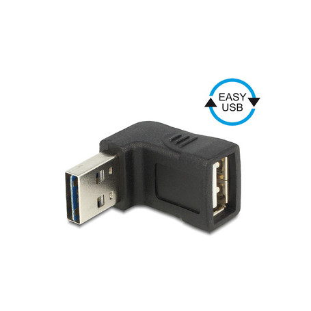 DeLOCK 65521 changeur de genre de câble USB 2.0 A Noir