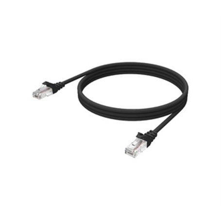 Vision TC-3MCAT6-BL câble de réseau Noir 3 m Cat6 U/UTP (UTP)