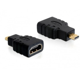 DeLOCK HDMI micro D/HDMI A HDMI mirco D Noir