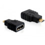 DeLOCK HDMI micro D/HDMI A HDMI mirco D Noir