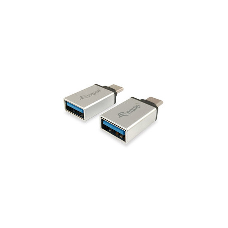 Equip 133473 changeur de genre de câble USB Type C USB Type A Argent