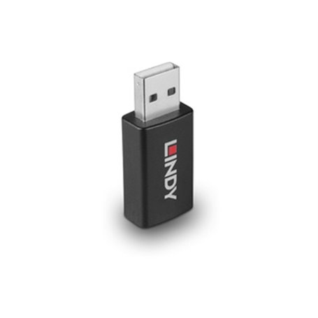 Lindy 71263 changeur de genre de câble USB Type A Noir