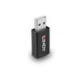 Lindy 71263 changeur de genre de câble USB Type A Noir