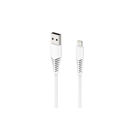 2GO 797288 câble Lightning 1 m Blanc