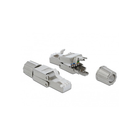 DeLOCK 86476 connecteur de fils RJ-45 Gris